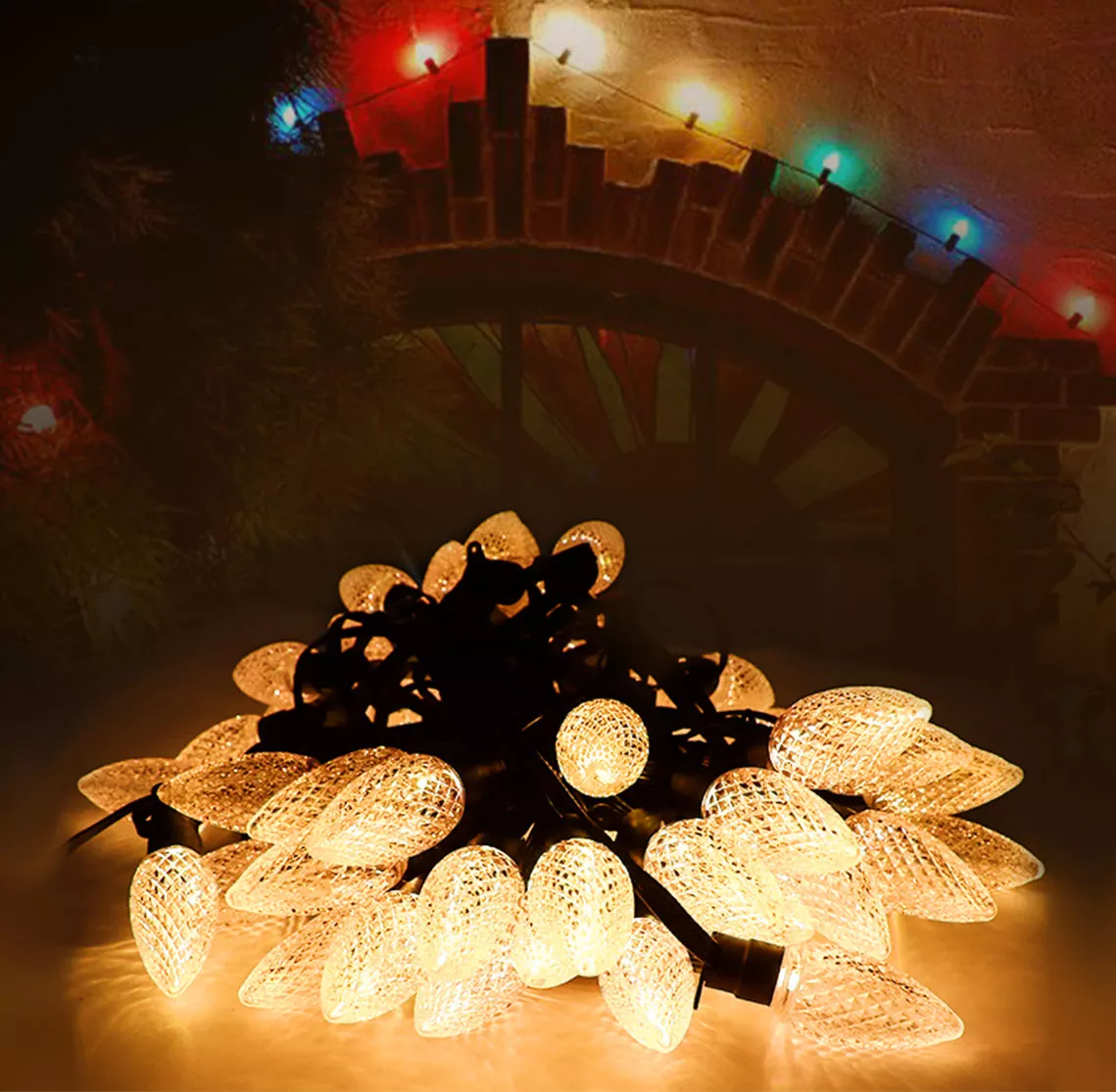 C9 Bulbs String Lumina
